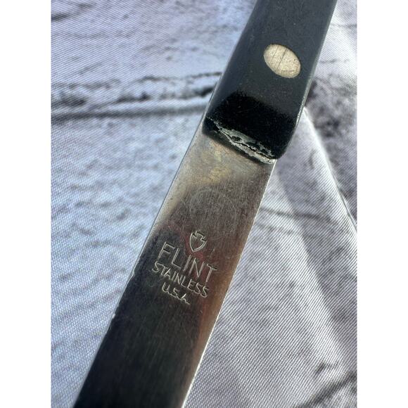 Preowned Vtg Flint Arrow Stainless Steel 12" Meat Fork - Picture 3 of 7